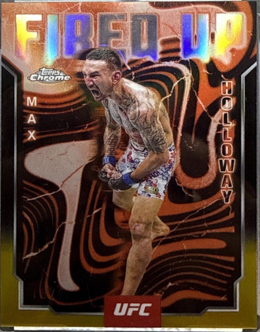 Max Holloway [Black Gold Refractor] #FUP-24