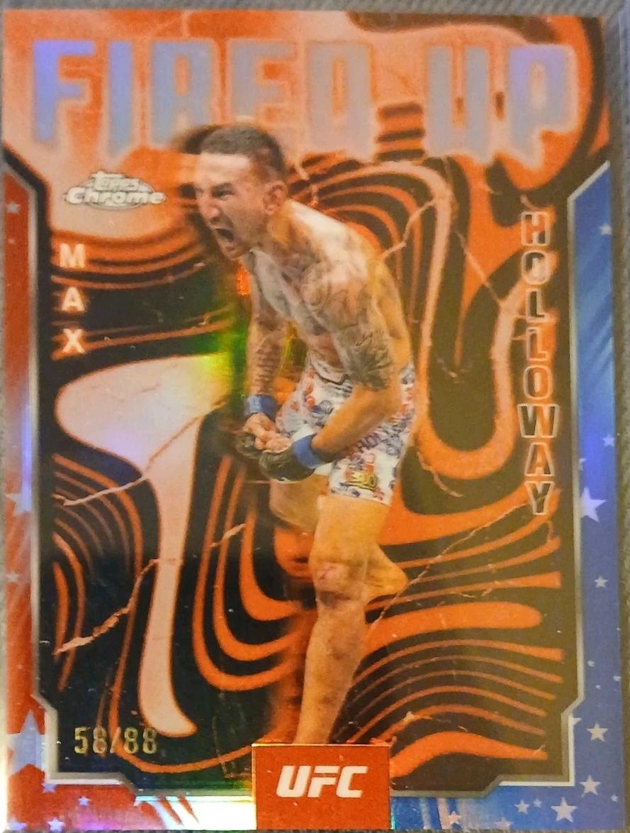 Max Holloway [Red White Blue Refractor] #FUP-24
