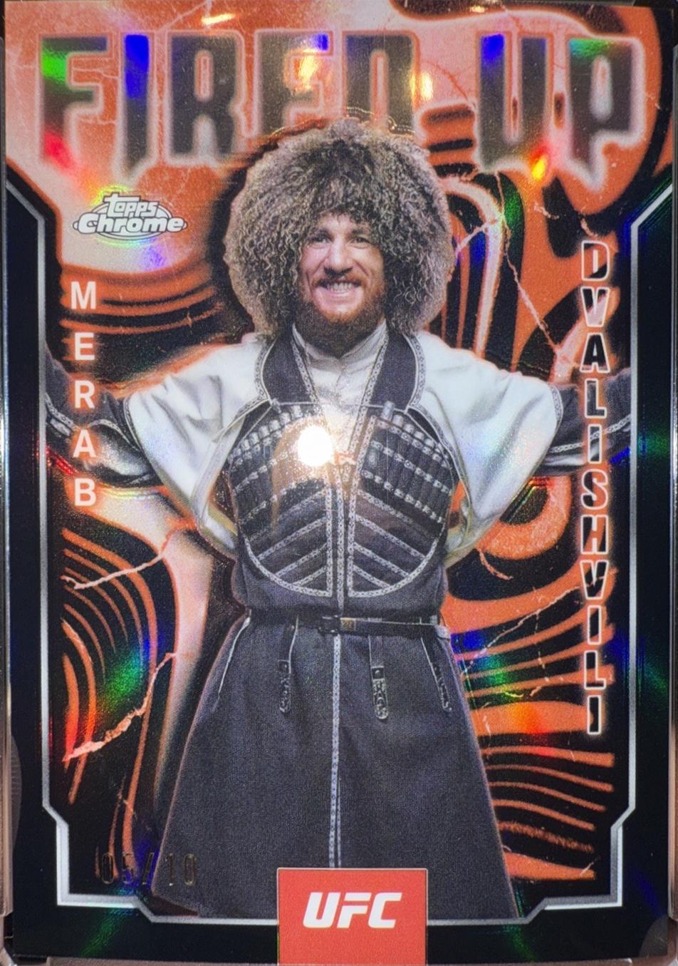 Merab Dvalishvili [Black Gold Refractor] #FUP-12