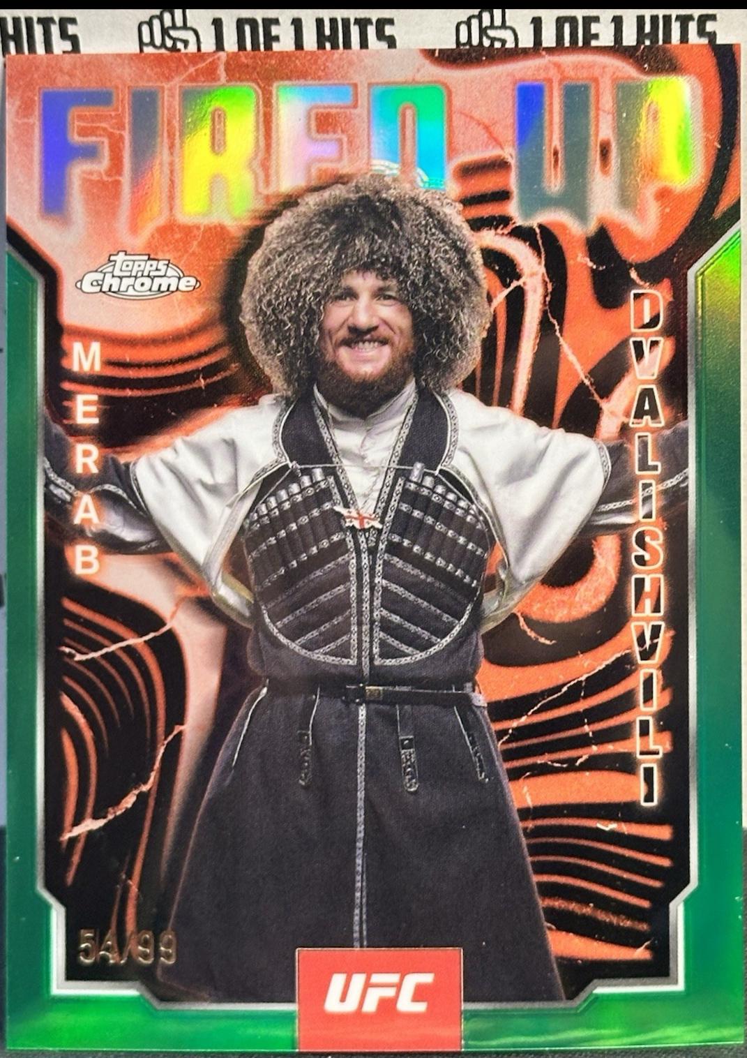 Merab Dvalishvili [Green Refractor] #FUP-12