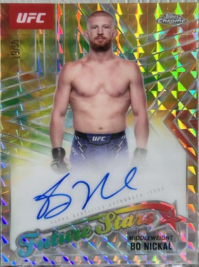 Bo Nickal [Geometric Gold Refractor] #FSA-BN