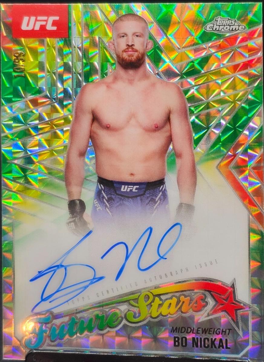 Bo Nickal [Geometric Green Refractor] #FSA-BN