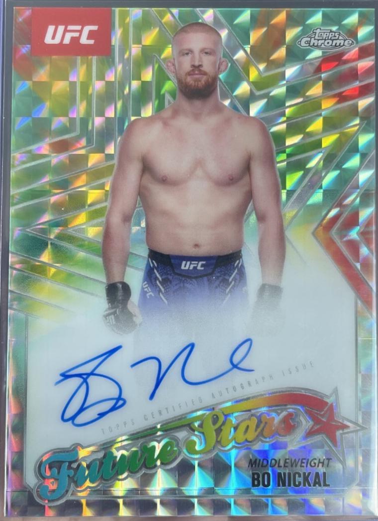 Bo Nickal [Geometric Purple Refractor] #FSA-BN