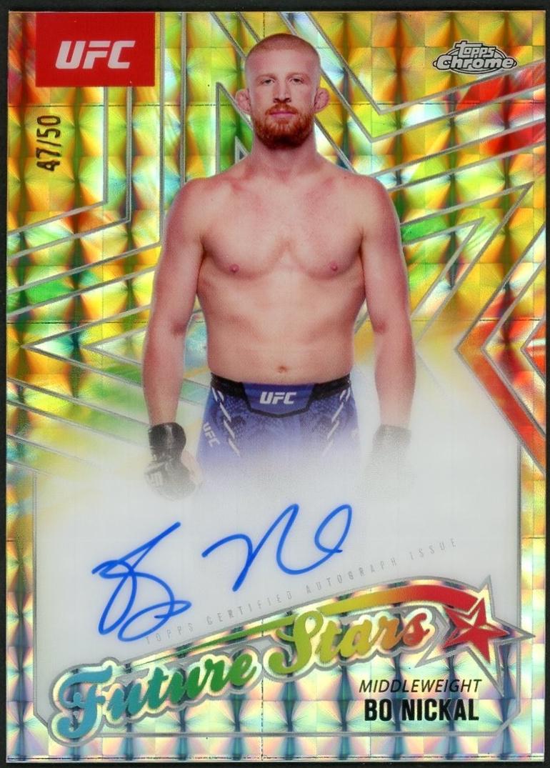 Bo Nickal [Gold Refractor] #FSA-BN
