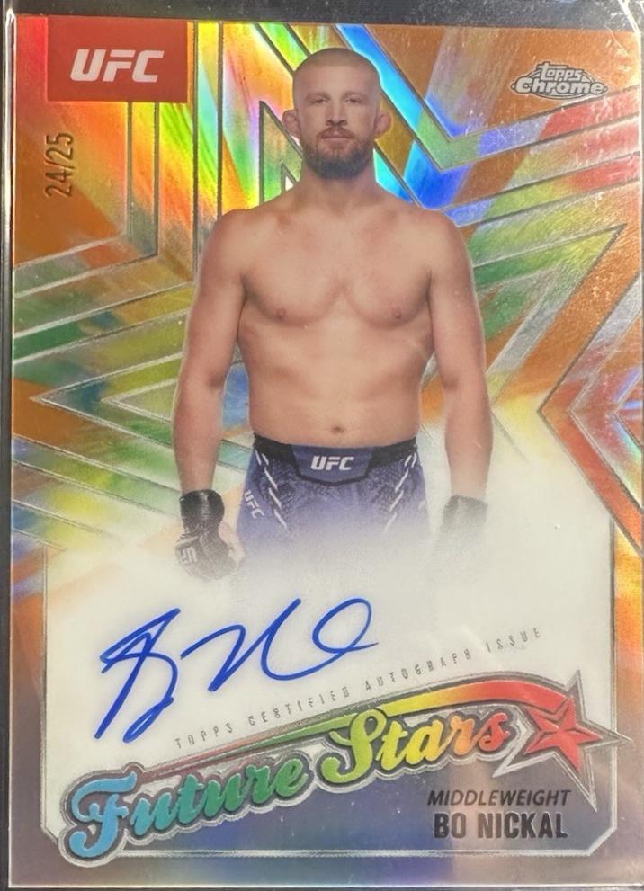Bo Nickal [Orange Refractor] #FSA-BN