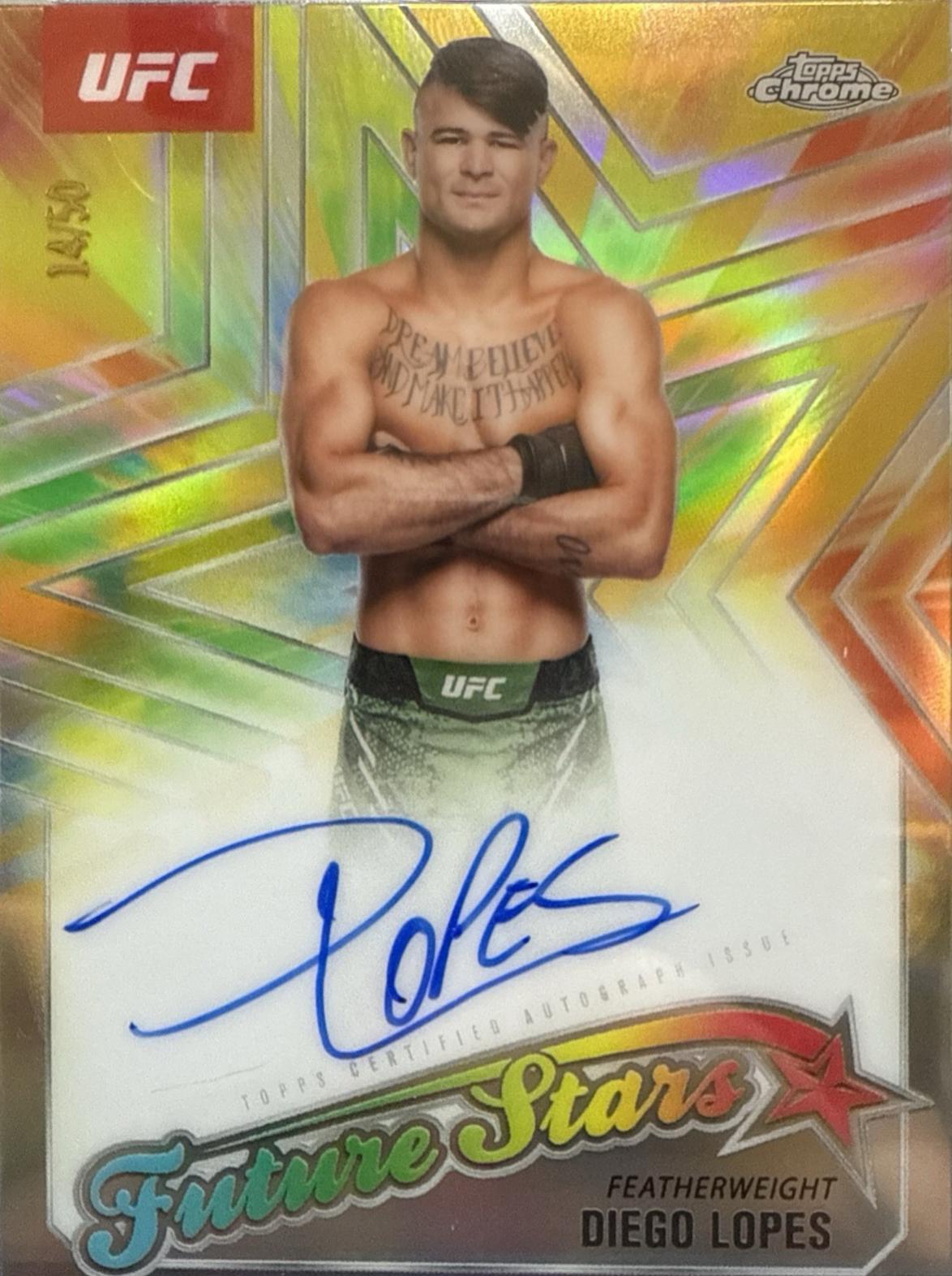 Diego Lopes [Gold Refractor] #FSA-DL