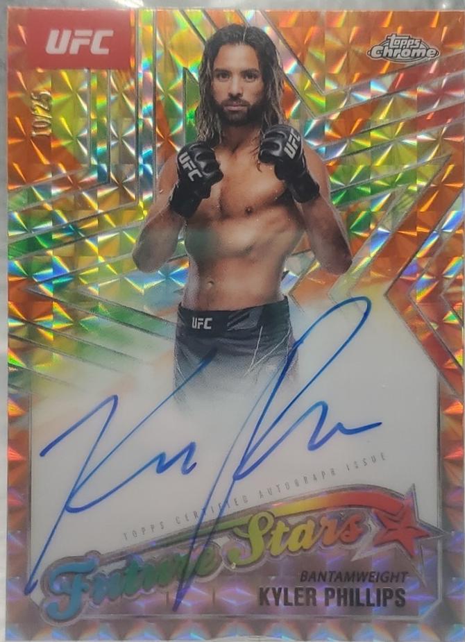 Kyler Phillips [Geometric Orange Refractor] #FSA-KP