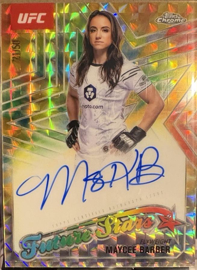 Maycee Barber [Geometric Gold Refractor] #FSA-MR