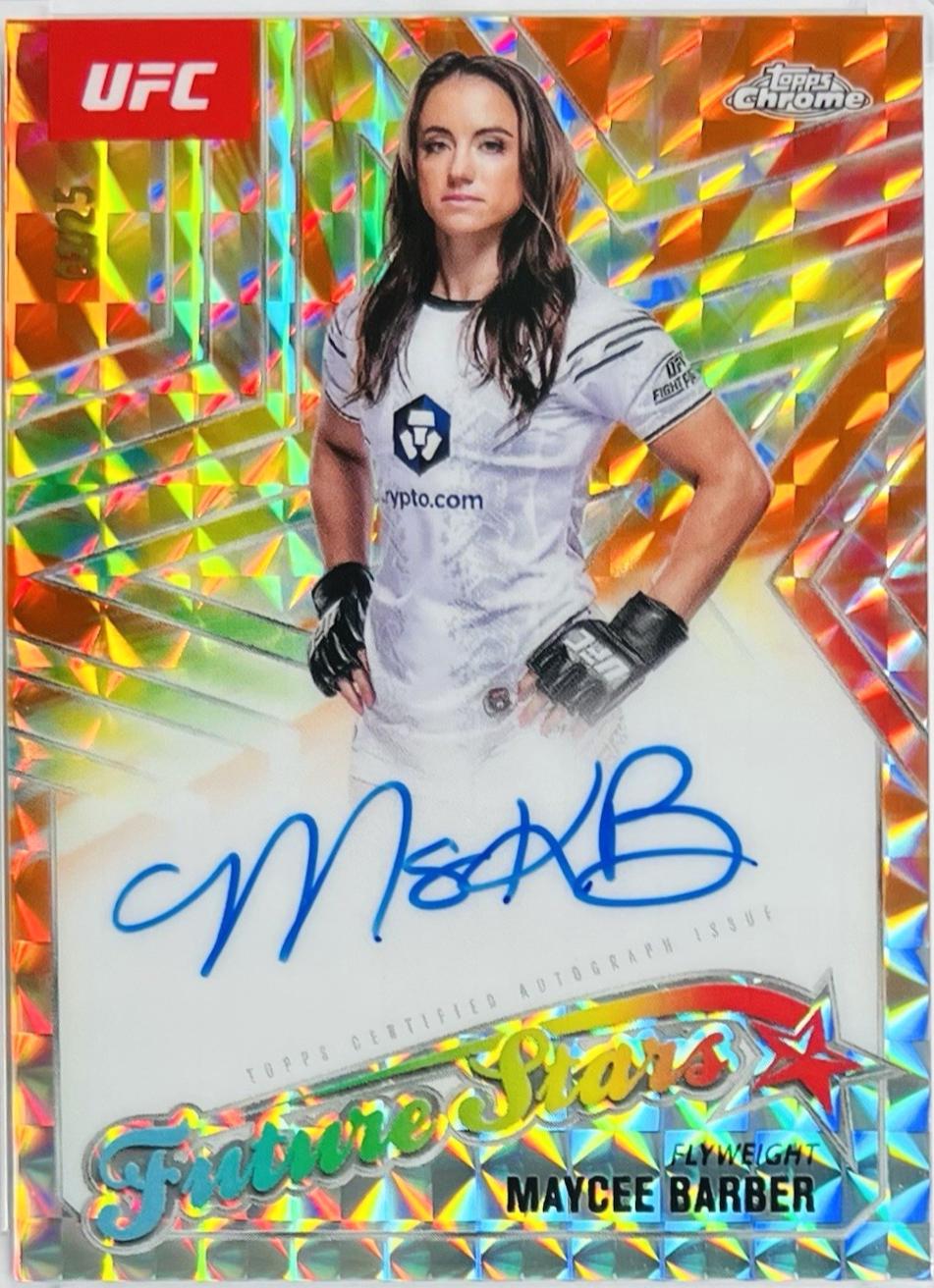 Maycee Barber [Geometric Orange Refractor] #FSA-MR