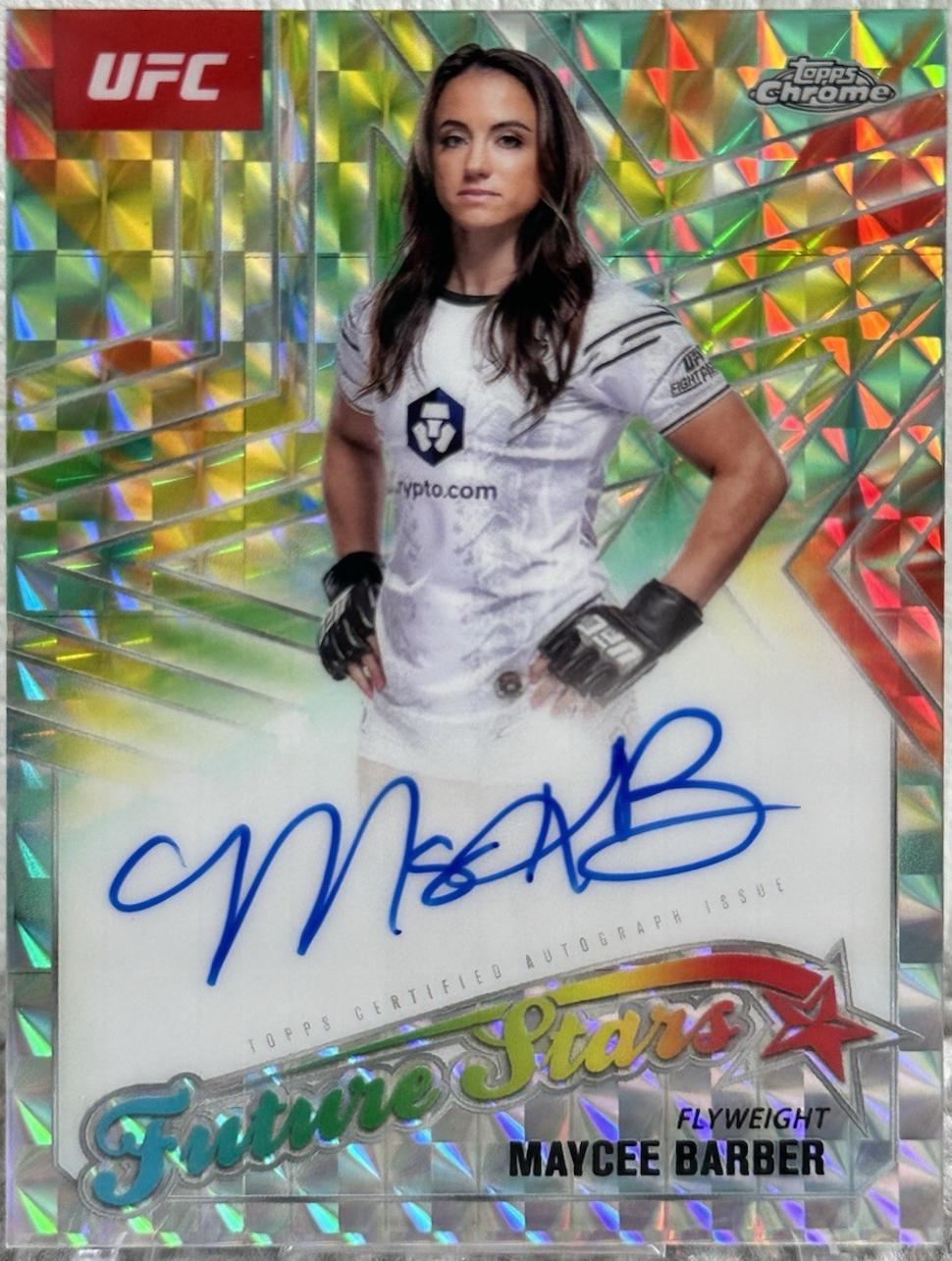 Maycee Barber [Geometric Purple Refractor] #FSA-MR