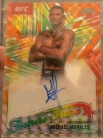 Michael Morales [Geometric Orange Refractor] #FSA-MS