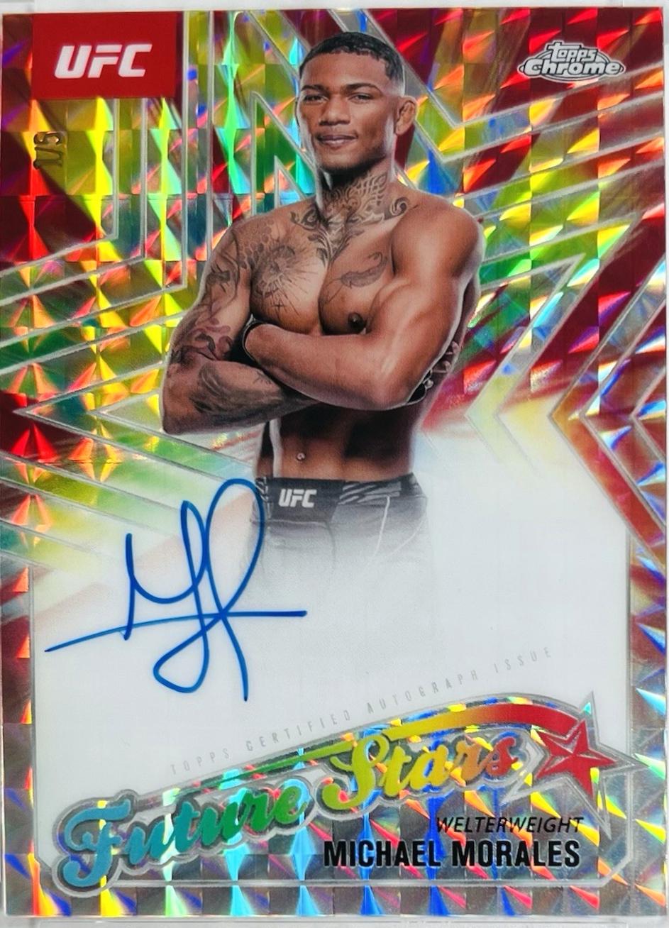 Michael Morales [Geometric Red Refractor] #FSA-MS
