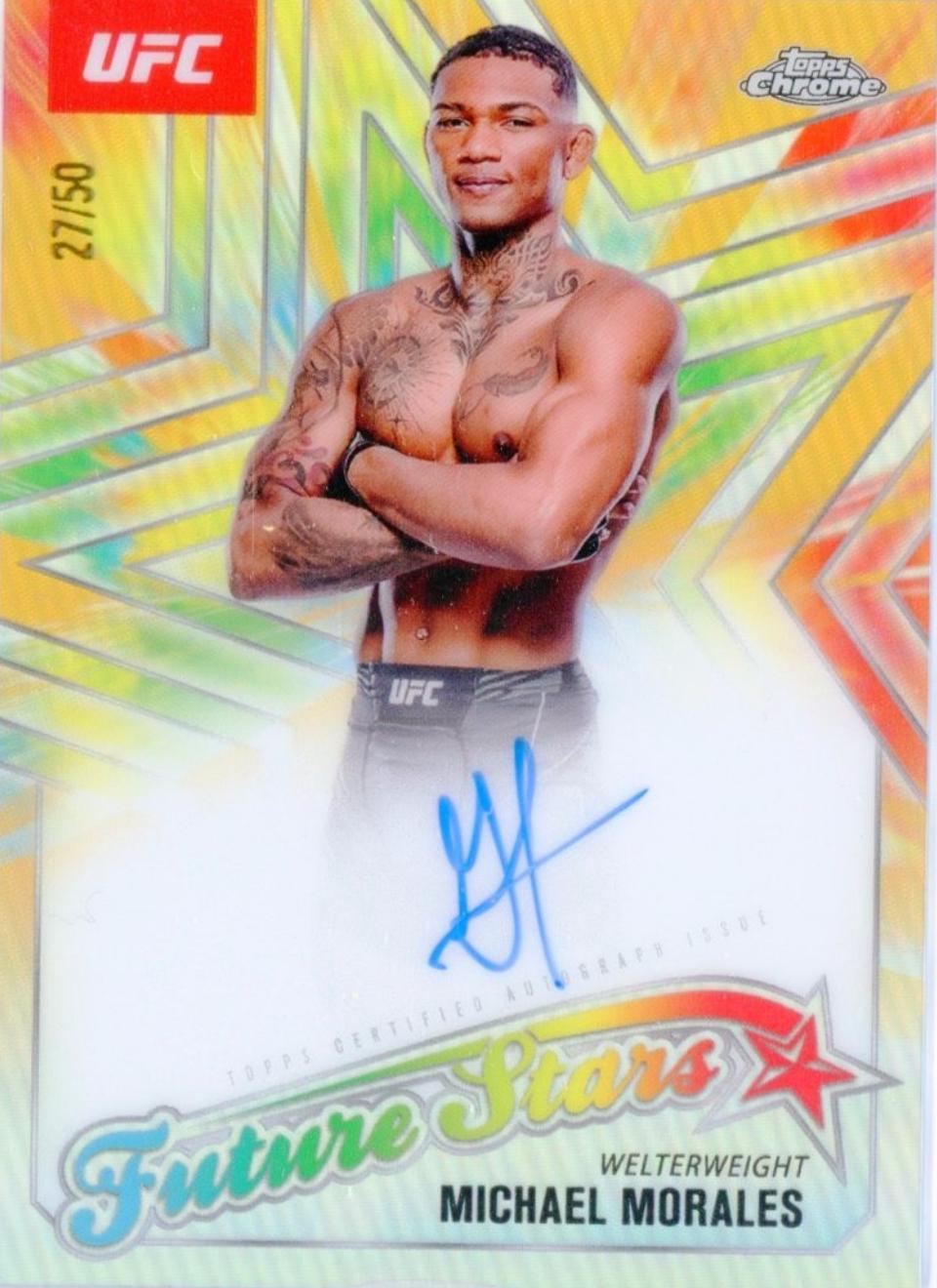 Michael Morales [Gold Refractor] #FSA-MS