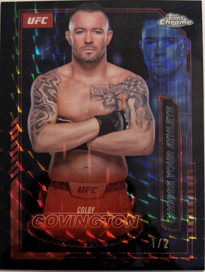 Colby Covington [Geometric Black Refractor] #MCL-13