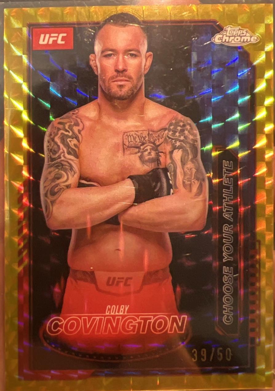 Colby Covington [Geometric Gold Refractor] #MCL-13