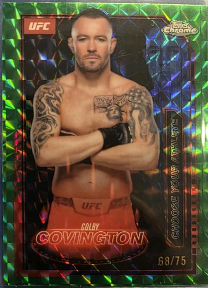 Colby Covington [Geometric Green Refractor] #MCL-13