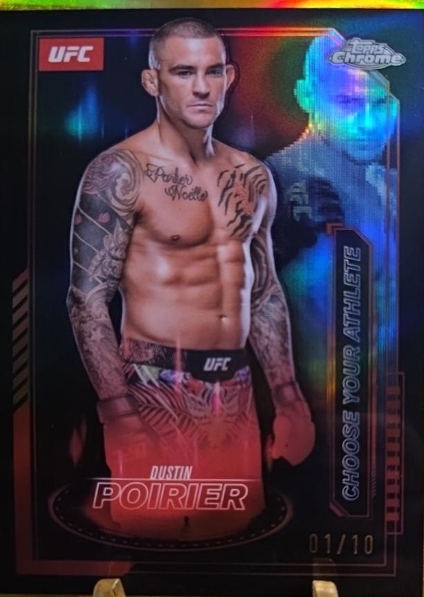 Dustin Poirier [Black Refractor] #MCL-1