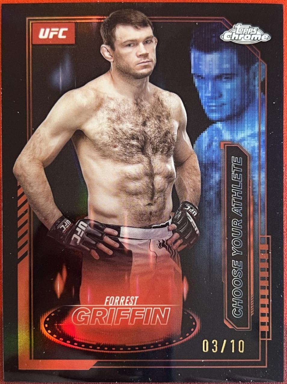 Forrest Griffin [Black Refractor] #MCL-12