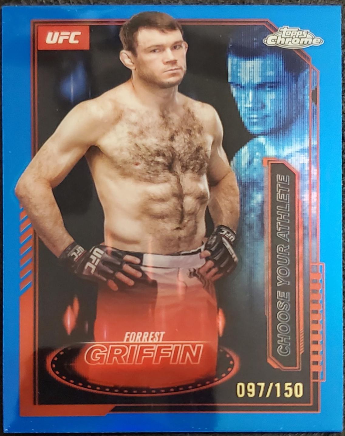 Forrest Griffin [Blue Refractor] #MCL-12