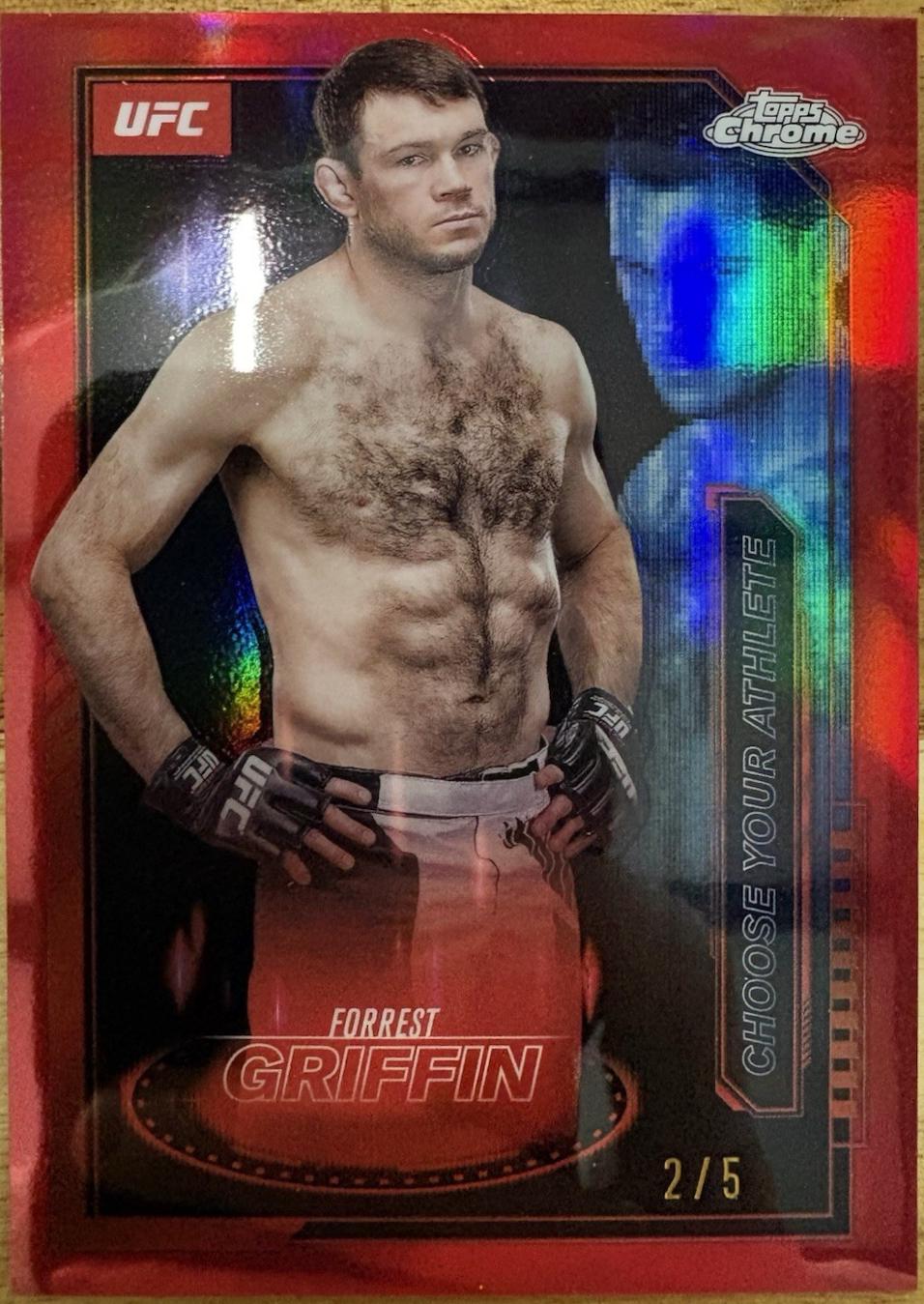Forrest Griffin [Red Refractor] #MCL-12