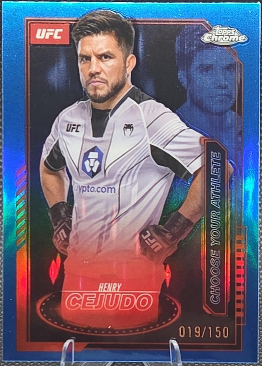 Henry Cejudo [Blue Refractor] #MCL-11