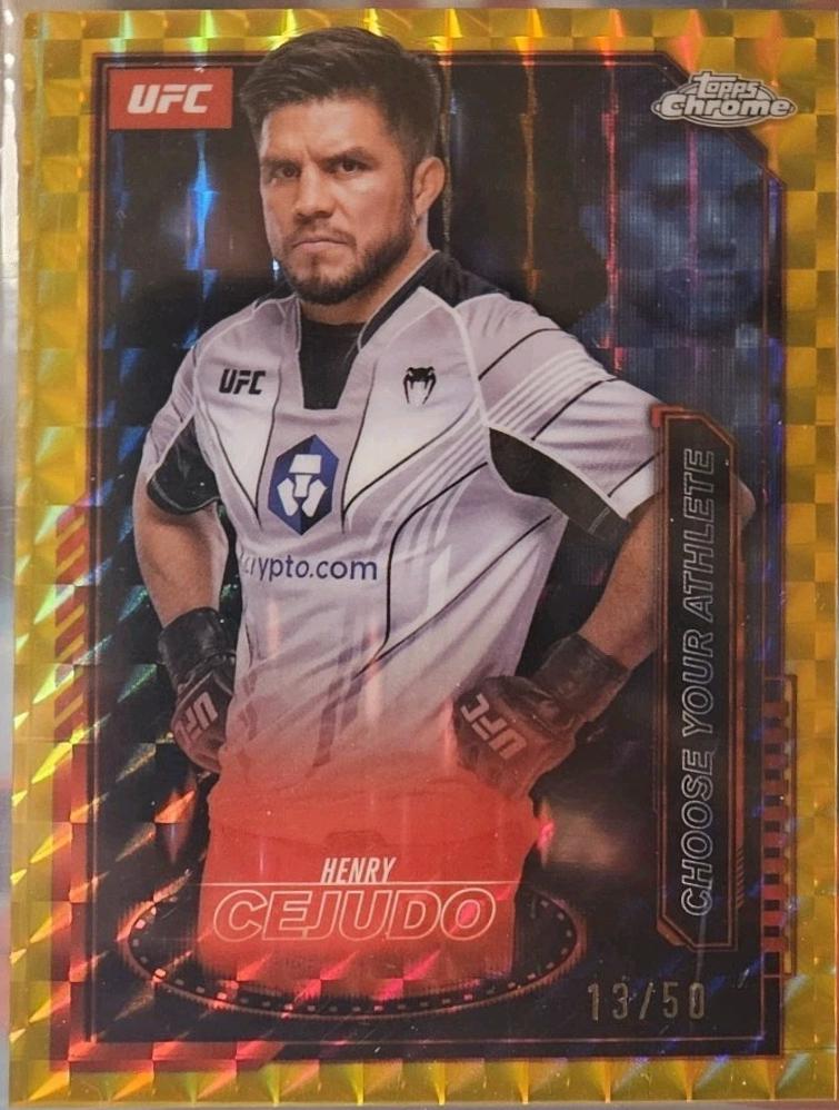 Henry Cejudo [Geometric Gold Refractor] #MCL-11