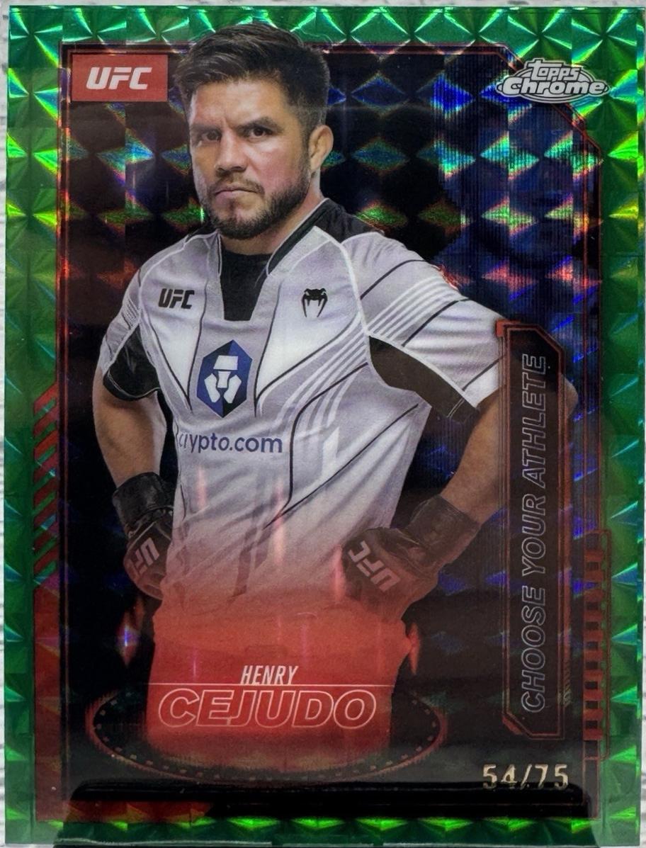 Henry Cejudo [Geometric Green Refractor] #MCL-11