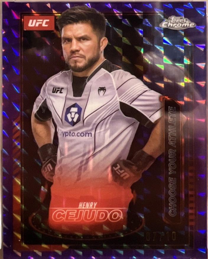 Henry Cejudo [Geometric Purple Refractor] #MCL-11