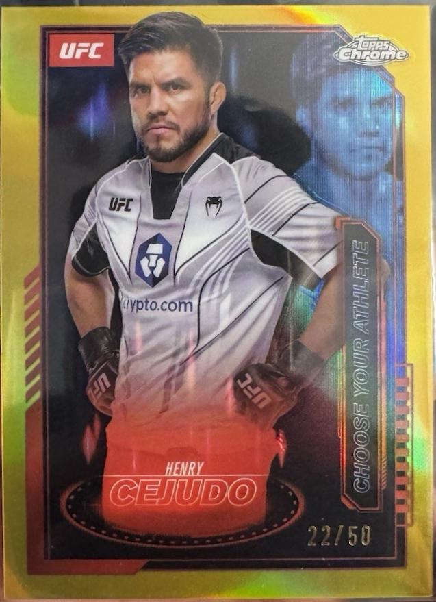 Henry Cejudo [Gold Refractor] #MCL-11