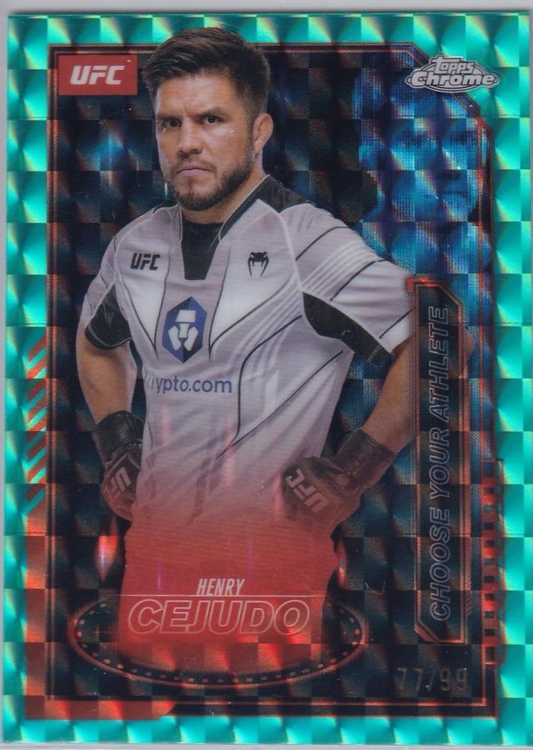 Henry Cejudo [Green Refractor] #MCL-11
