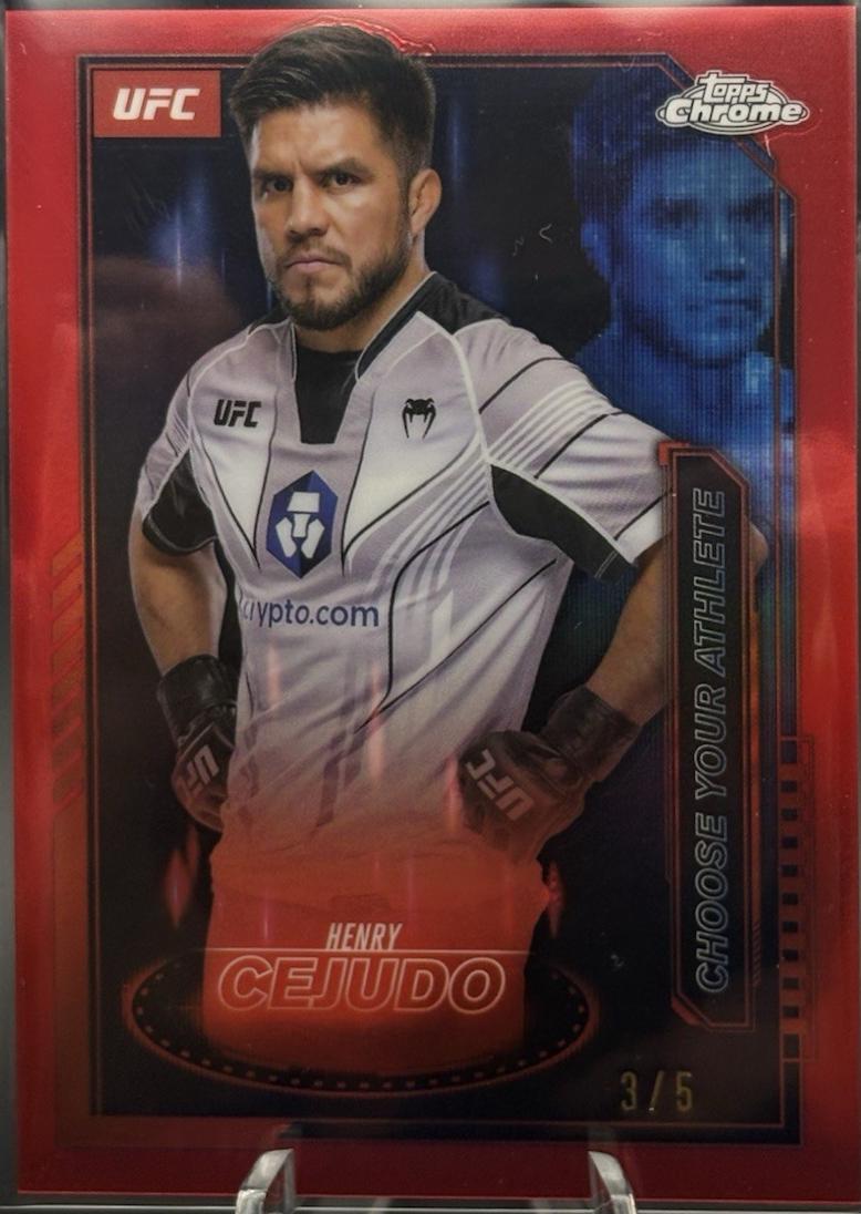 Henry Cejudo [Red Refractor] #MCL-11