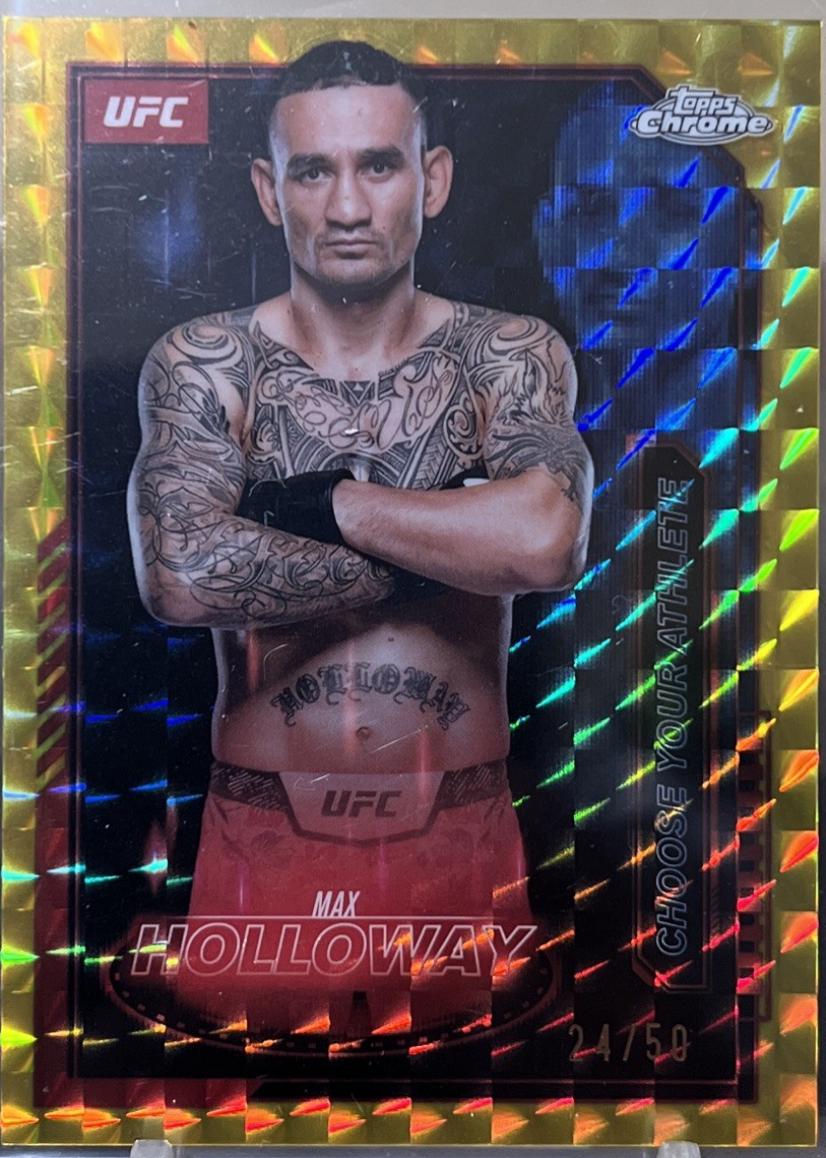 Max Holloway [Geometric Gold Refractor] #MCL-16