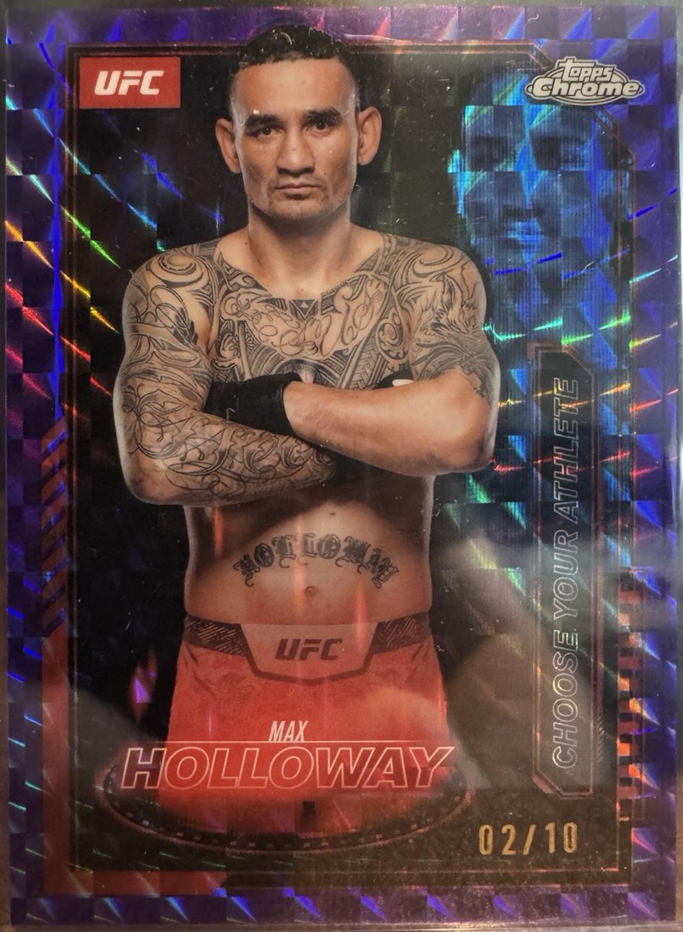 Max Holloway [Geometric Purple Refractor] #MCL-16