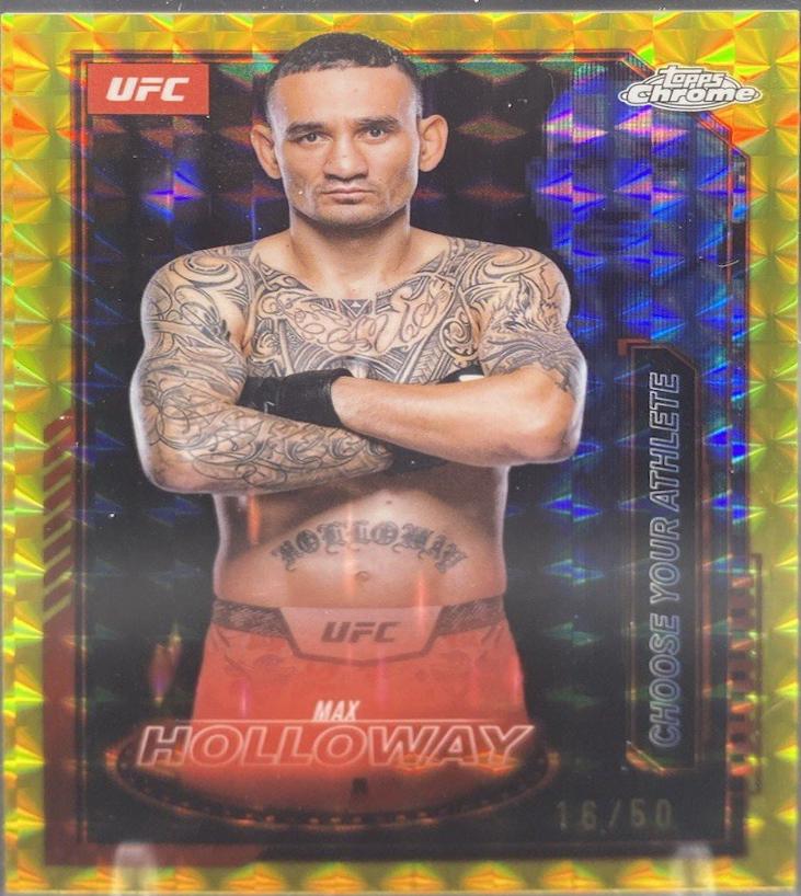 Max Holloway [Gold Refractor] #MCL-16