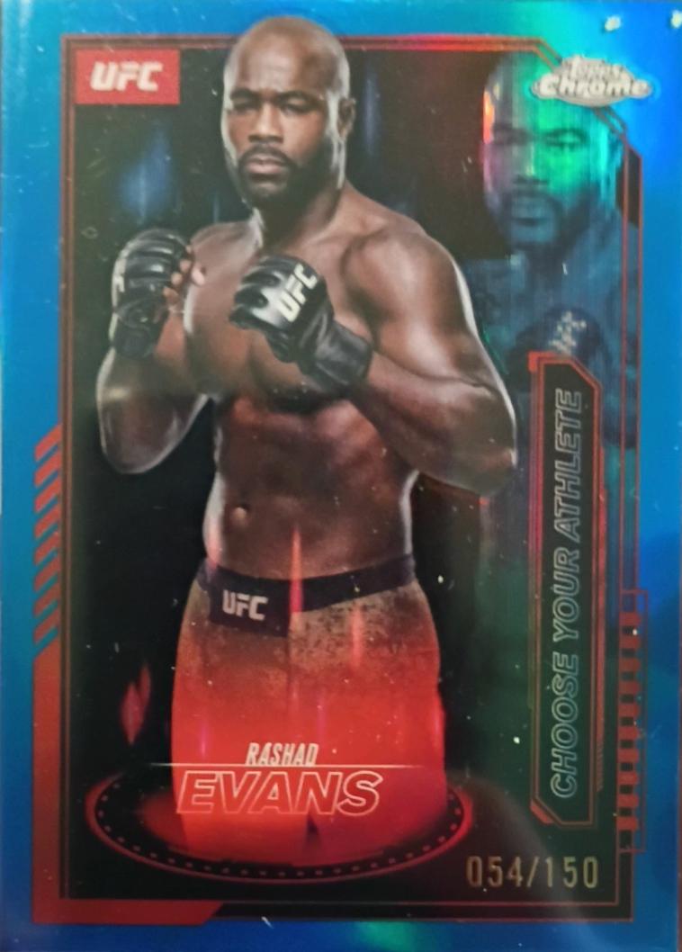 Rashad Evans [Blue Refractor] #MCL-2