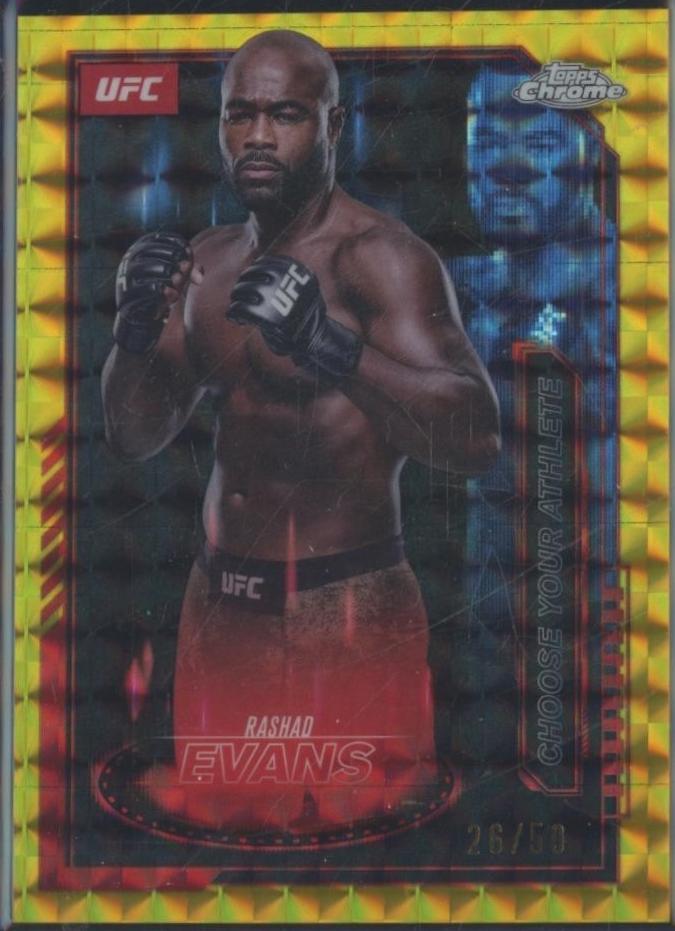 Rashad Evans [Geometric Gold Refractor] #MCL-2