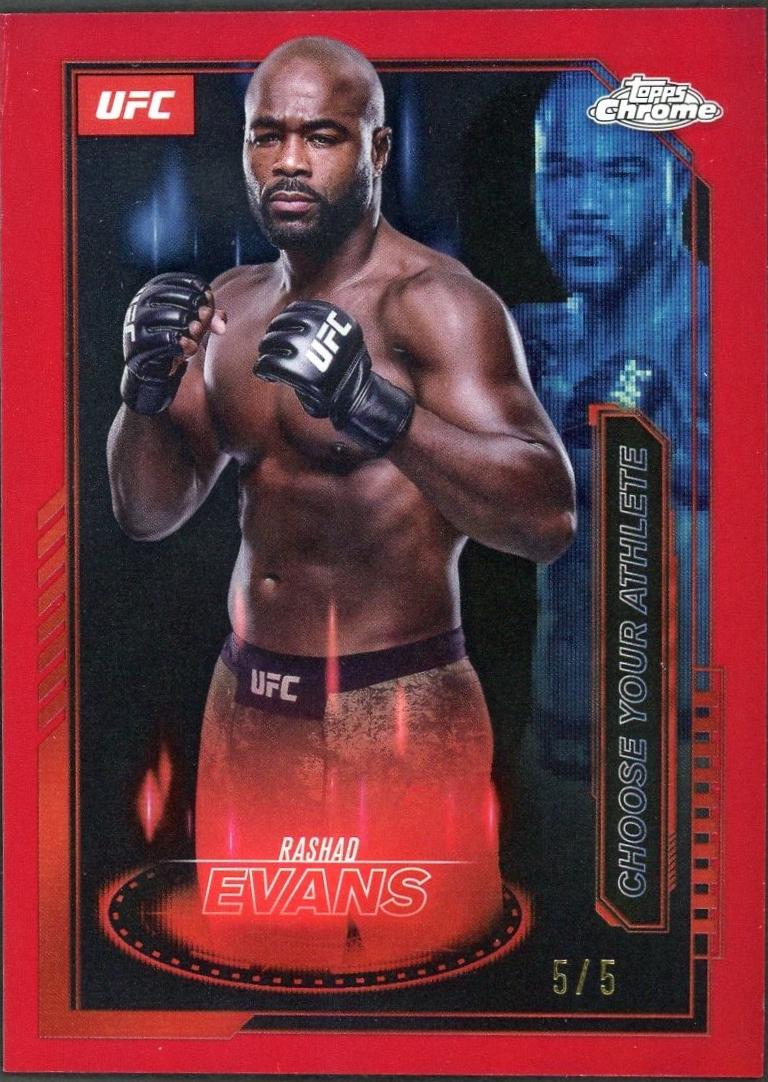 Rashad Evans [Red Refractor] #MCL-2