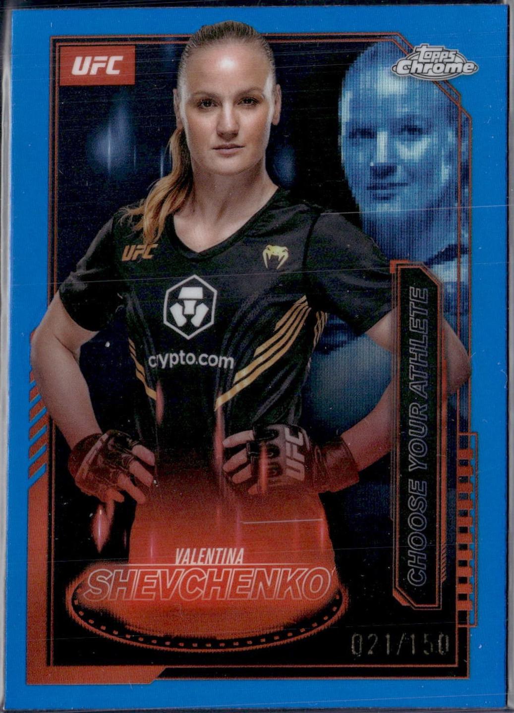 Valentina Shevchenko [Blue Refractor] #MCL-20