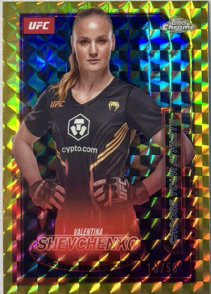 Valentina Shevchenko [Geometric Gold Refractor] #MCL-20