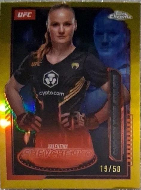 Valentina Shevchenko [Gold Refractor] #MCL-20