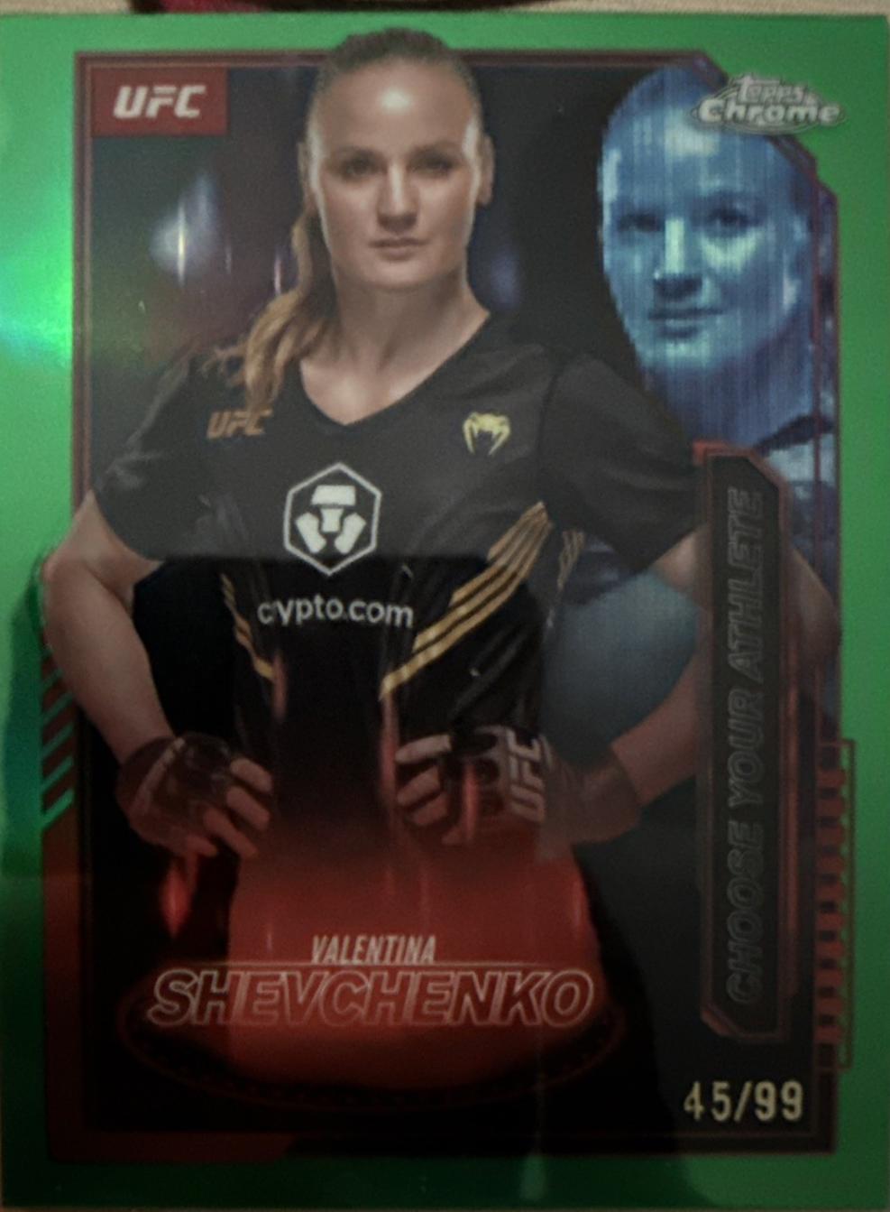 Valentina Shevchenko [Green Refractor] #MCL-20