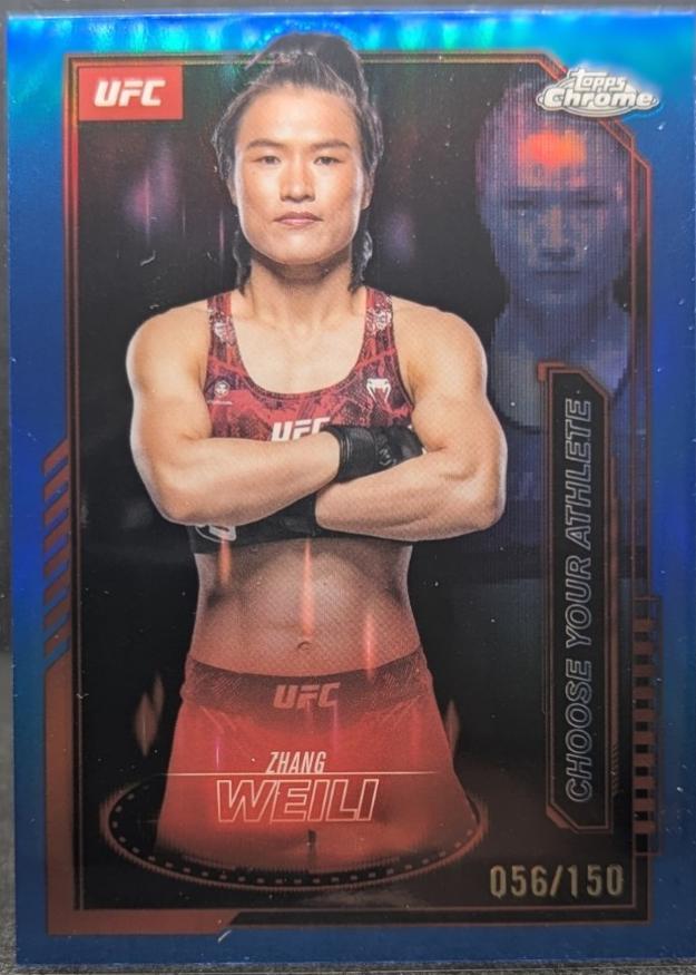 Zhang Weili [Blue Refractor] #MCL-10