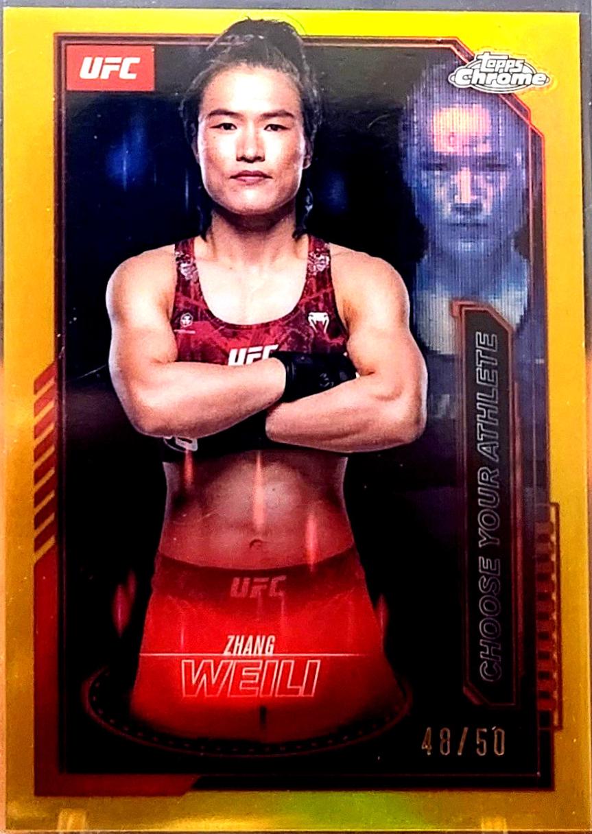 Zhang Weili [Gold Refractor] #MCL-10