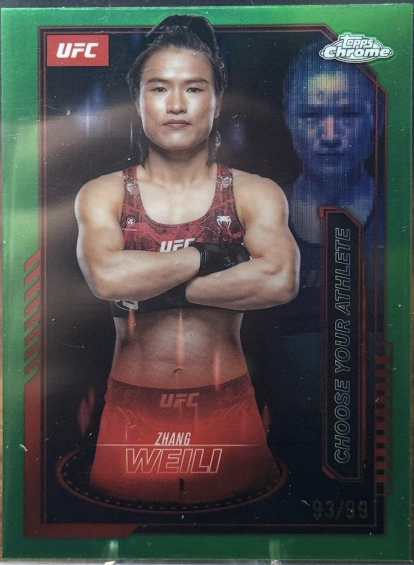 Zhang Weili [Green Refractor] #MCL-10