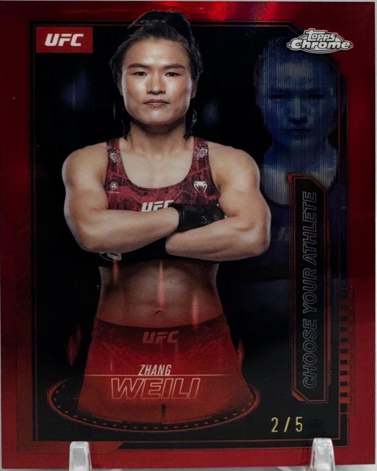 Zhang Weili [Red Refractor] #MCL-10