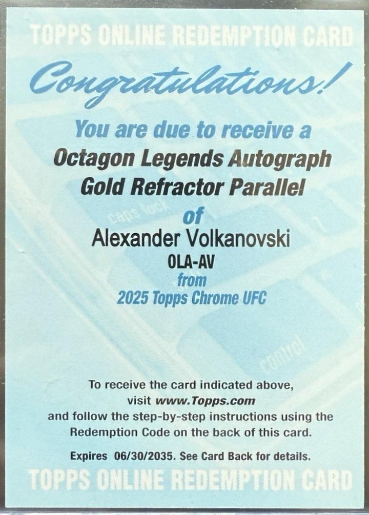 Alexander Volkanovski #OLA-AV