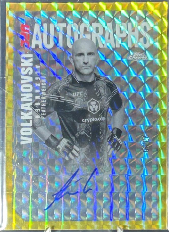 Alexander Volkanovski [Geometric Gold Refractor] #OLA-AV