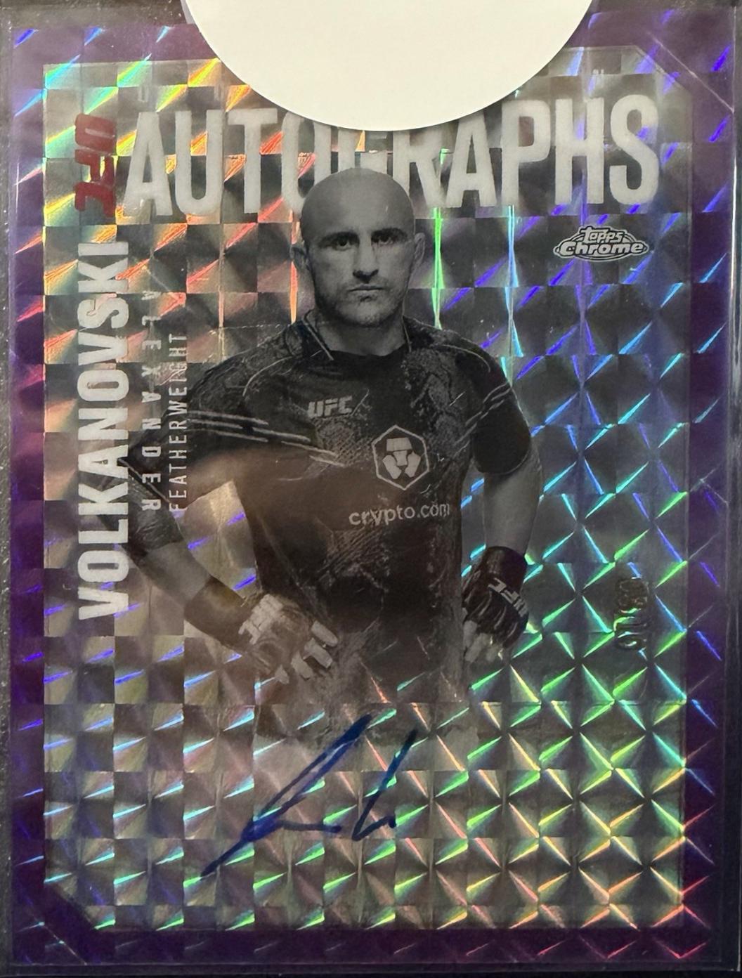 Alexander Volkanovski [Geometric Purple Refractor] #OLA-AV