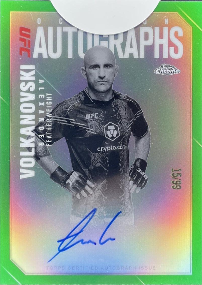 Alexander Volkanovski [Green Refractor] #OLA-AV