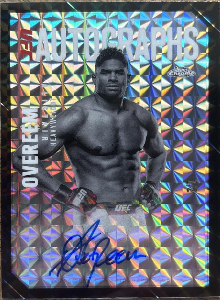 Alistair Overeem [Geometric Black Refractor] #OLA-AO